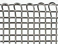 Carbon Steel Welded Wire Mesh - 1 x 1 Square Opening (0.135